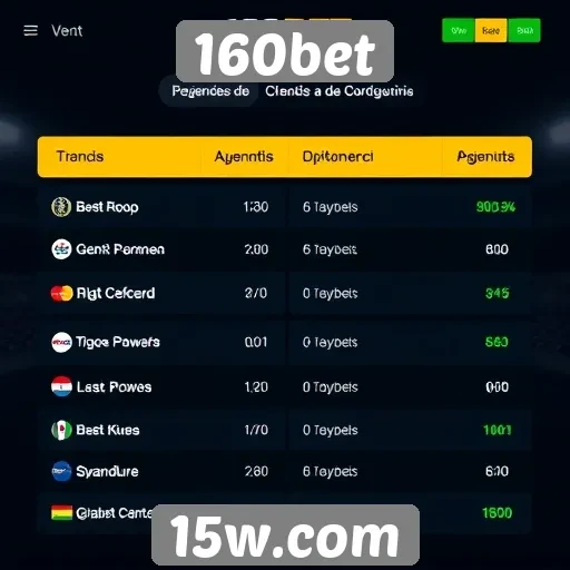 Opções de pagamento e retiradas no 160bet